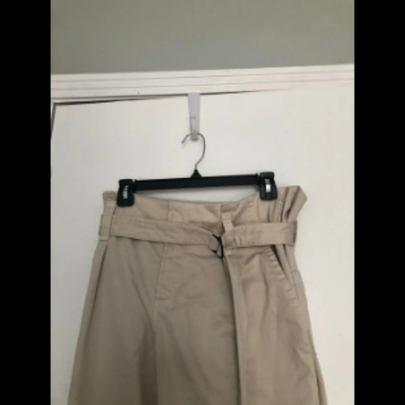 Brunello Cucinelli Paper Bag Belted Pants Sz 8 US - Picture 8 of 8